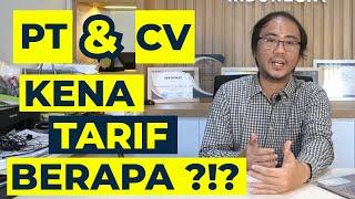 Update Tarif Pajak Badan untuk PT dan CV 2022