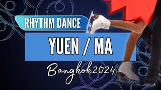 Renee YUEN / Oliver MA (AUS) | Junior Ice Dance Rhythm Dance | Bangkok 2024