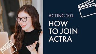 How to Join ACTRA (Toronto)