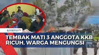 KKB Menyerang Aparat Keamanan, Warga Mengungsi di Polres Puncak Jaya