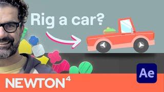 Rig a car in Adobe After Effects using Newton 4