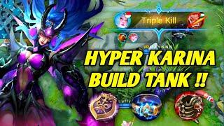 HYPER KARINA EMBLEM MAGE BUILD TANK !! - Mobile Legends