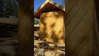 Building with Hand Milled Pine Lumber, #shorts