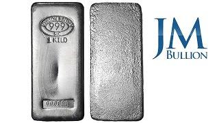 1 kilo Johnson Matthey Silver Bullion Bars  JMBullion com