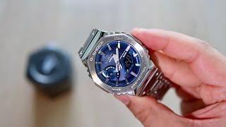 Casio Full Metal G-shock blue GMB2100AD