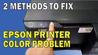 2 WAYS! To Fix BLACK INK NOT PRINTING | COLOR PROBLEM ON EPSON L3250 L3210 L3110 L3150, etc