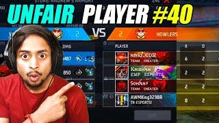 RG GAMER VS UNFAIR PLAYER | FREE FIRE GAMEPLAY #40