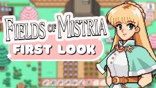 Im Excited For This Anime Style Cozy Farming Sim Game | First Look At Fields Of Mistria | Demo