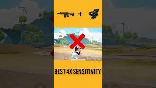 4X Zero Recoil Sensitivity | 4X No Recoil Spray | 4X Zero Recoil Sensitivity With Gyroscope