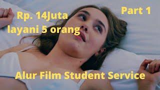 Mahasiswi Rela Jual Bunga demi biaya kuliah || part 1 alur cerita film student service