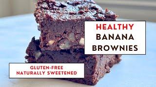 Healthy Banana Brownies: Fudgy, Gluten-Free, & Guilt-Free Chocolate Bliss!