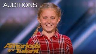 Lily Wilker: 11-Year-Old Animal Impressionist Delights The Judges - America's Got Talent 2018
