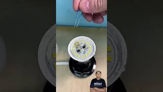 Cara memperbaiki lampu LED yg rusak #tipsandtricks #smartideas #lifehacks #tutorial #satisfying