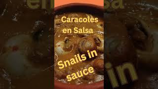 Snails -TOP TAPAS #spain #movetospain #tapas #food