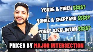 Toronto Condo Prices By Major Intersection - Toronto Condo Price Report 2023!