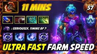 ULTRA FAST FARM SPEED HARD CARRY Anti Mage 11Mins BF Truly Impossible to Stop this Monster DotA 2