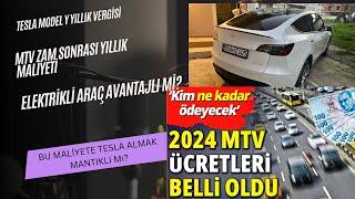 TESLA MODEL Y MTV ZAM SONRASINDA YILLIK YÜRÜTME MALİYETİ NE OLDU ? MODEL Y ALMAK MANTIKLI MI?