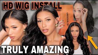 WOW! This Wig Has Me !! HD Frontal Lace Wig Install -WigginsHair