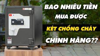 Bao nhiêu tiền mua được két sắt Việt Tiệp siêu cường chống cháy chính hãng?