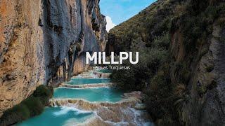 Millpu, Aguas turquesas