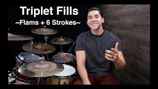 Triplet Fills With Flams & 6 Strokes- Fill Development Lesson with Eric Fisher