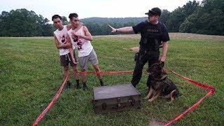 POLICE OFFICER OPENS MYSTERY TREASURE BOX!