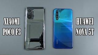 Poco F3 vs Huawei nova 5T (Performance mode) | SpeedTest and Camera comparison