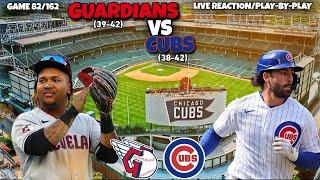 Cleveland Guardians vs Chicago Cubs LIVE REACTION/Play-By-Play