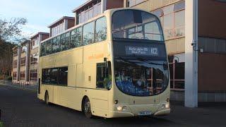 *Engine Malfunction* Moffat and Williamson Volvo B7TL Gemini 1 (SN56 ACU) Service:Nis