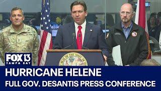 Hurricane Helene: Governor DeSantis gears up for possible 'major hurricane'