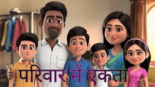 परिवार में एकता (Parivar me ekta) ll Moral Story ll Amazing stories ll️ll