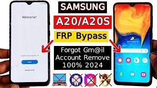 Samsung A20/A20s FRP Bypass 2024 Without PC Android 11 | Remove Google Account - No *#0*# - ADB Fail
