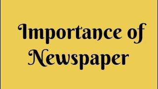 Importance of newspaper/paragraph #education #shorts #study #english #trending #views #viral