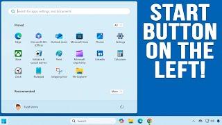 Have the Windows 11 Start Button on the Left of the Taskbar While Keeping your Icons in the Center