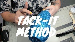 Glitter Tumbler Tutorial - Tack-It  Method with Mr. Nola's Glitter