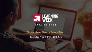 Data Science Course | UpGrad Learning Week in Data Science | upGrad