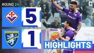 FIORENTINA-FROSINONE 5-1 | HIGHLIGHTS | La Viola triumph in goal fest | Serie A 2023/24