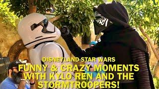 Kylo Ren Tries to Choke Stormtroopers and More CRAZY Stormtrooper Moments at Disneyland! #disney