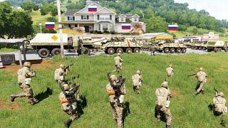 Russian troops cornered, from all directions Ukrainian US troops attack Russian DI headquarters