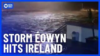 Storm Éowyn Leaves 500K Without Power in Ireland | 10 News First