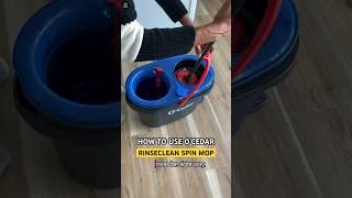 How To Use The O’Cedar EasyWring RinseClean Spin Mop The Right Way #cleaningproduct #trending