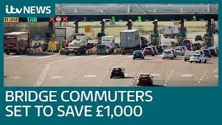 'Like a pay rise': Commuters celebrate end of Severn bridges tolls | ITV News