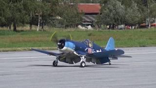 Best Sounding Corsair F4U RC Airplane with a Radial Engine