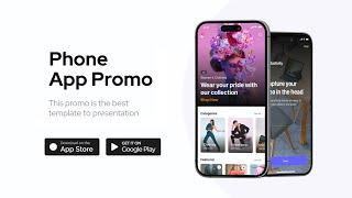 Mobile App Promo Phone 14 Pro ( After Effects Template )  AE Templates