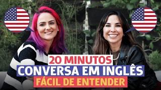 25 MINUTOS de conversação FÁCIL em inglês | Inglês para iniciantes (ft. Teacher Elza)