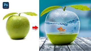 Photo Manipulation in Photoshop | Apple and Fish
