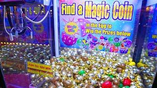 Will we find a Lucky Magic Coin in this Claw Machine?