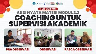 Aksi Nyata Modul 2.3 Coaching Supervisi Akademik Full (Pra, Observasi, Pasca)