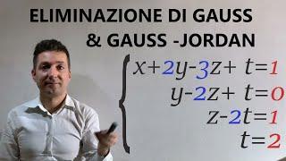 Metodo di eliminazione di Gauss .Risoluzione sistemi lineari