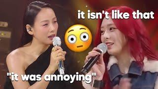 lee hyori being annoyed because of yuna